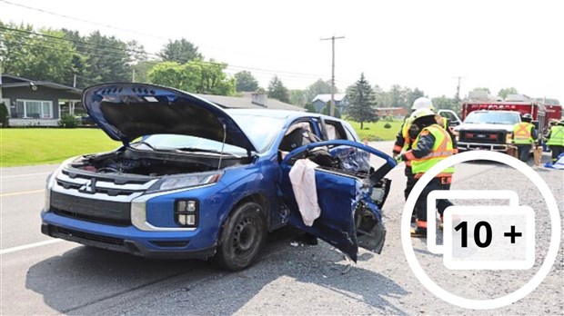 Un accident entre Saint-Georges et Notre-Dame-des-Pins