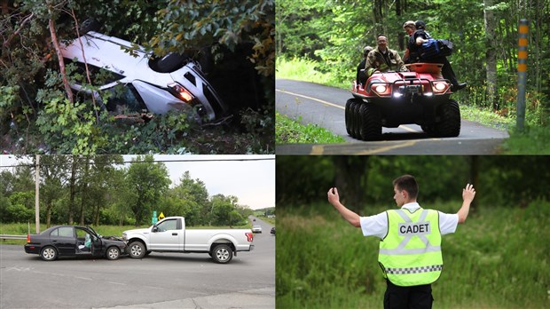 Plusieurs accidents en Beauce ce vendredi soir