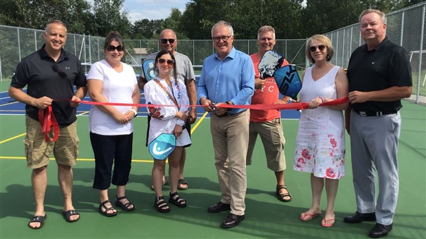 Inauguration des terrains de tennis et de pickleball