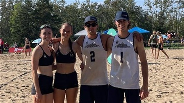 Jeux du Québec: les Beaucerons se démarquent au volleyball de plage