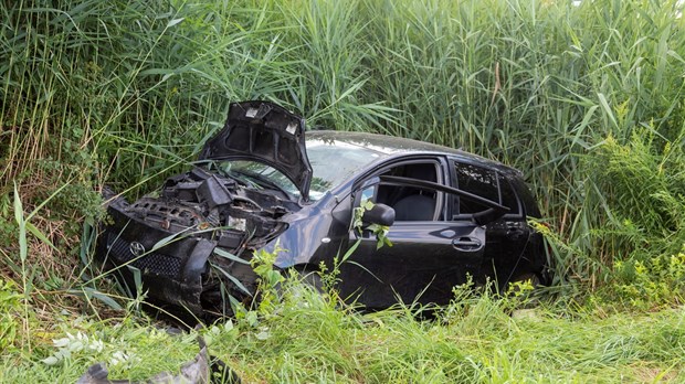 Blessé mineur dans une sortie de route à Saint-Frédéric