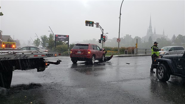 Saint-Georges: accident sur la Promenade Redmond