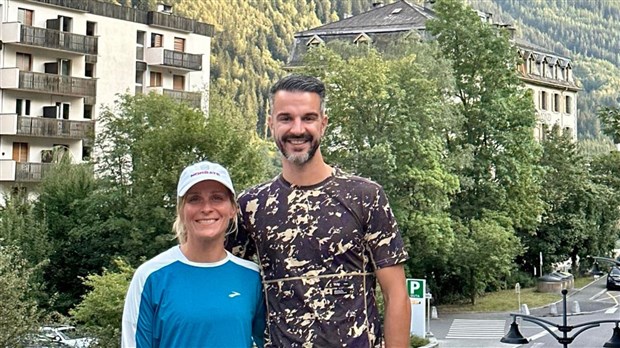 Véronique Drouin et Yannick Bernard participent à l'Ultra-trail du Mont-Blanc