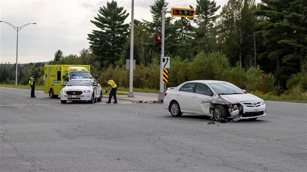 Un accident fait deux blessés à Saint-Georges