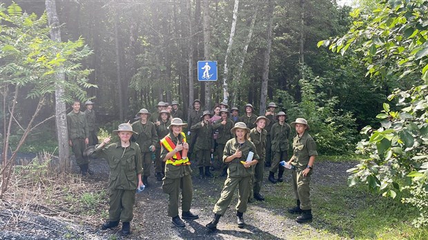 Environ 300 cadets font leur rentrée en Chaudière-Appalaches