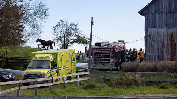 L'homme retrouvé sous un mur de grange était décédé