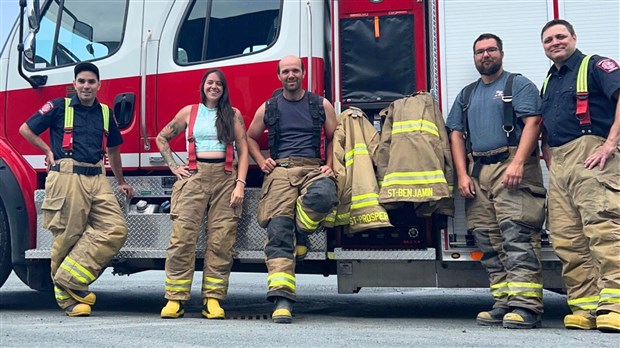 Des pompiers de la région au Défi Gratte-Ciel