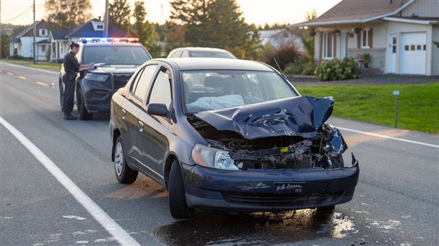 Collision matérielle sur la Route 204