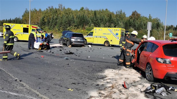 Accident avec blessés près de l'A-73