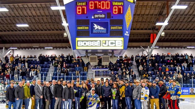 La LHCS rend hommage au capitaine Tommy Groleau