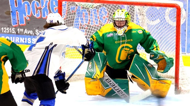 Le Condor William Gagné élu gardien par excellence