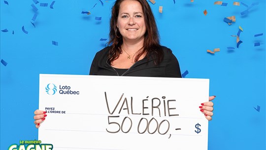 Un lot de 50 000 $ pour Valérie Lapierre