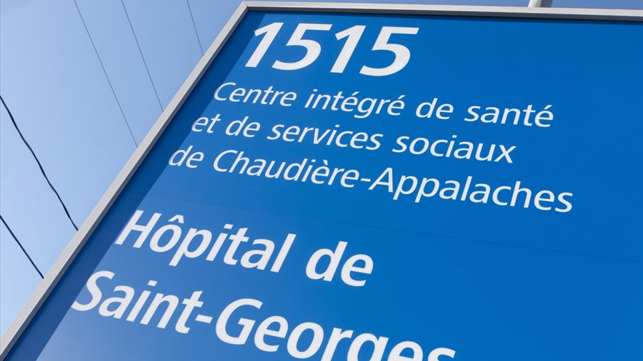 Hôpital de Saint-Georges: 95% d'achalandage à l'urgence