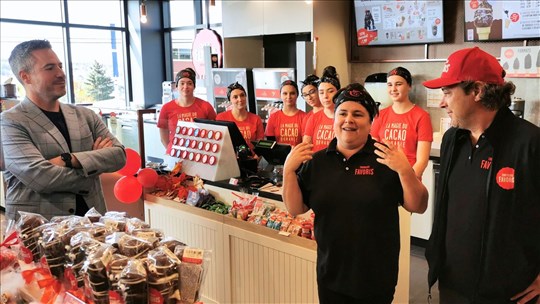 Ouverture officielle de Chocolats Favoris à Saint-Georges