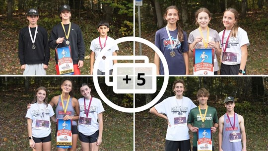 Près de 350 élèves du secondaire ont participé à une compétition de cross-country