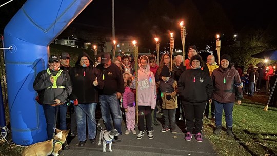 Plus de 150 personnes à la Grande marche de Saint-Benoît-Labre