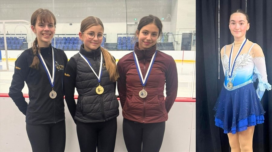 Patinage artistique:  quatre Georgiennes médaillées à Lévis