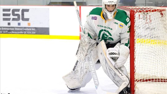 Luc-Antoine Labbé nommé gardien du mois dans la LHJAAAQ