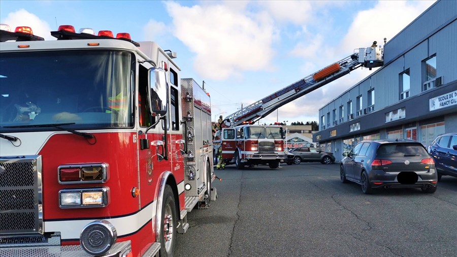 Intervention des pompiers à Saint-Georges