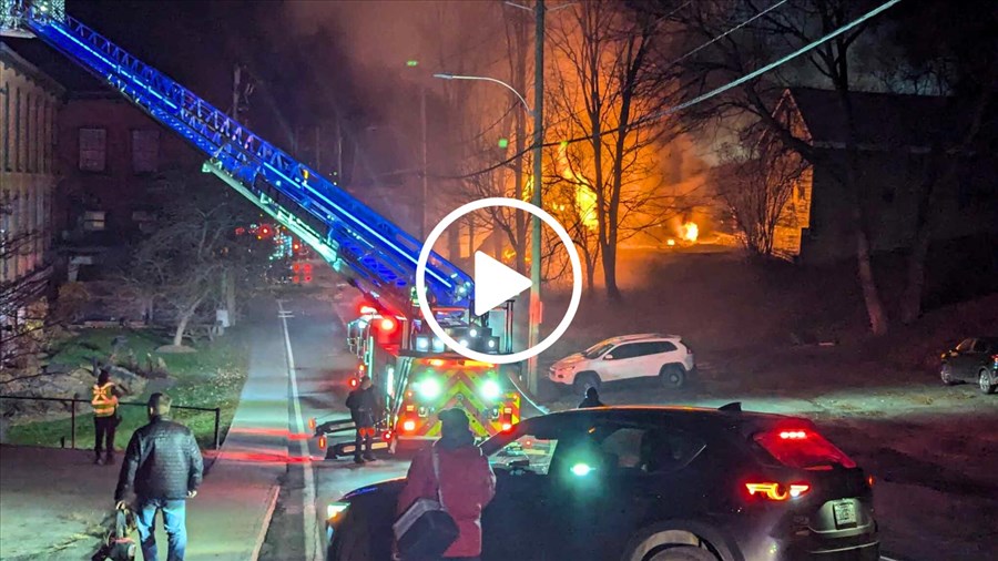 Un important incendie ravage une maison à Saint-Georges