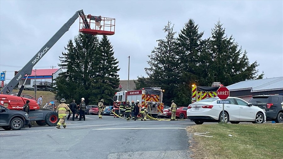 Intervention des pompiers au CHSLD L'Assomption