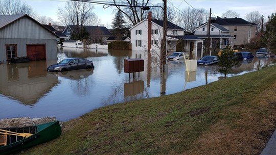 Le nombre de propriétés qui se trouveraient en zones inondables aurait été surestimé