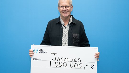 Jacques Poulin gagne un million de dollars à 2e chance