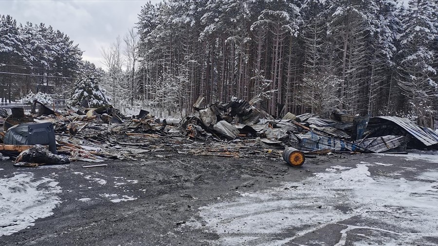 Incendie à Saint-Victor