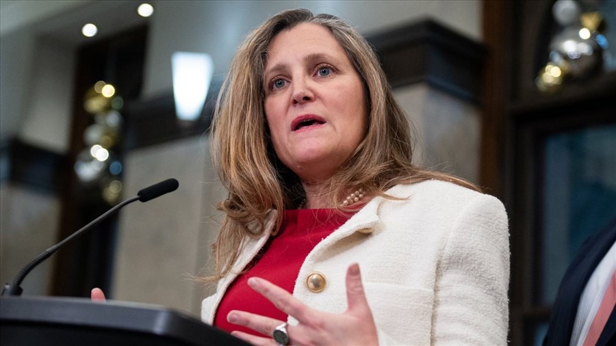 Chrystia Freeland quitte le cabinet de Justin Trudeau