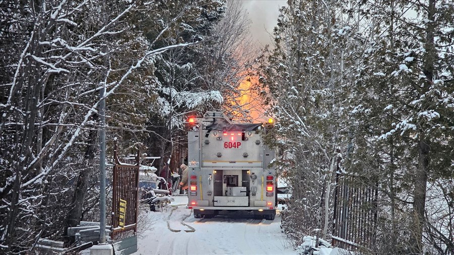 Deux feux ce matin à Saint-Victor