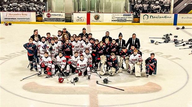 Tournoi international Pee-Wee: le parcours de l'équipe M13 BB du Regroupement BNB est terminé