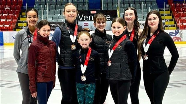 Onze médailles pour les patineuses du club de Saint-Georges