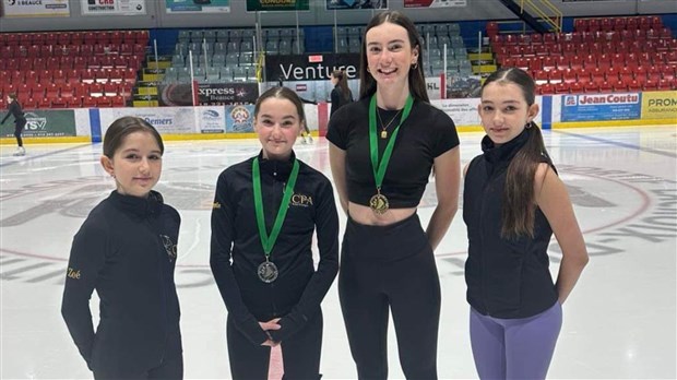 Quatre podiums pour les patineuses de Saint-Georges