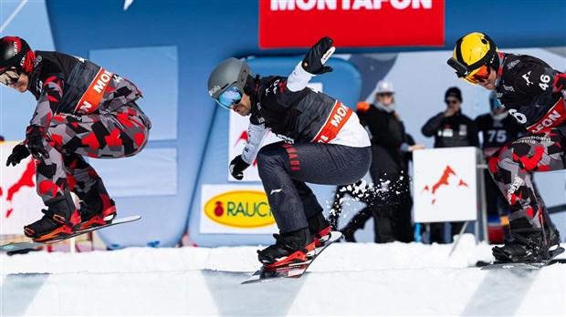 Snowboard cross: Eliot Grondin en tête des qualifications en Autriche