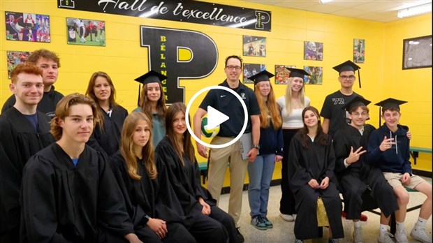 Près de 200 élèves réunis dans une vidéo pour marquer la fin de leur secondaire