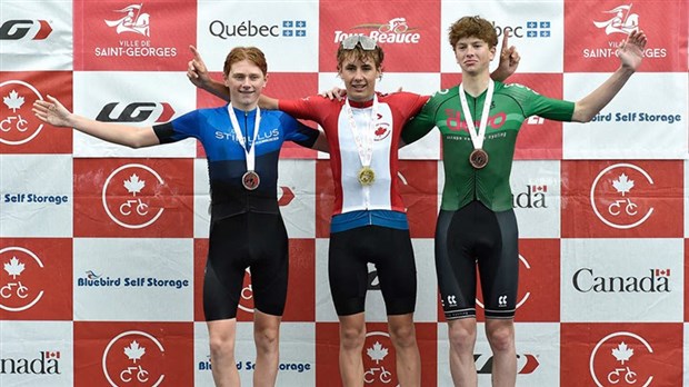 Championnats canadiens de cyclisme: sept podiums pour l'équipe du Québec