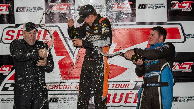 Nascar : Raphaël Lessard décroche une quatrième victoire à Montmagny