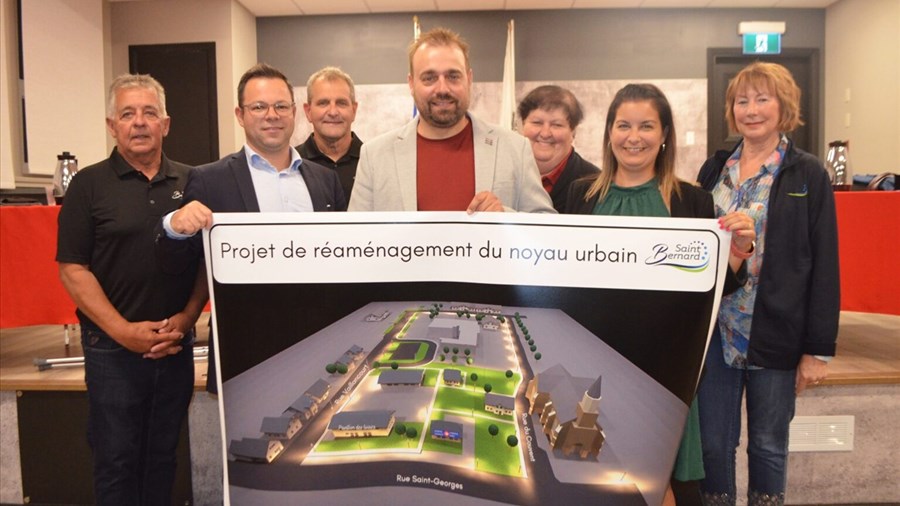 La Municipalité de Saint-Bernard revitalise son noyau urbain