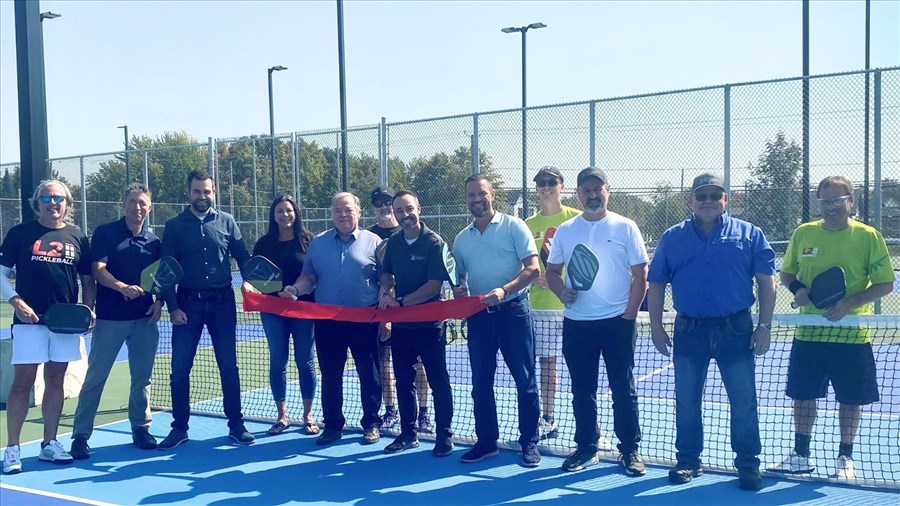 Saint-Lambert-de-Lauzon inaugure ses nouveaux terrains de tennis et de pickleball