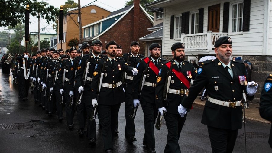 Le Régiment de la Chaudière défilera à Saint-Georges ce dimanche