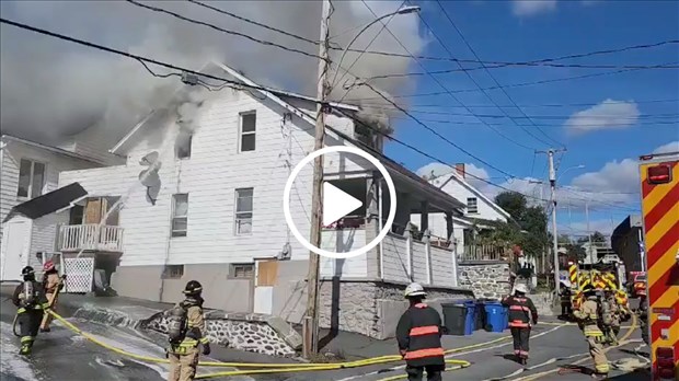 Incendie en cours à Saint-Georges