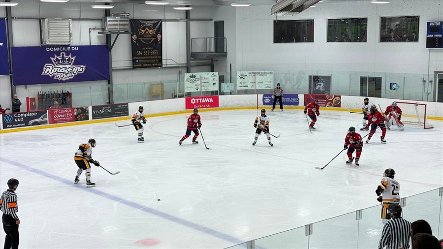 Les Chevaliers l’emportent sur une glace glissante