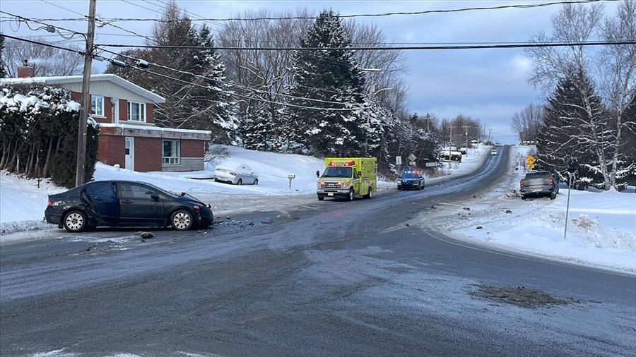 Accident dans l'ouest de Saint-Georges