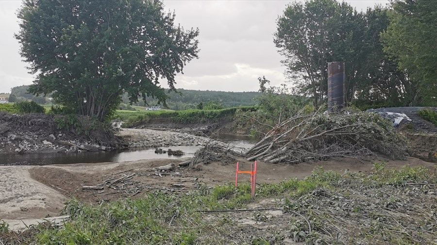 Piste cyclable: les travaux de la passerelle Calway complètement arrêtés